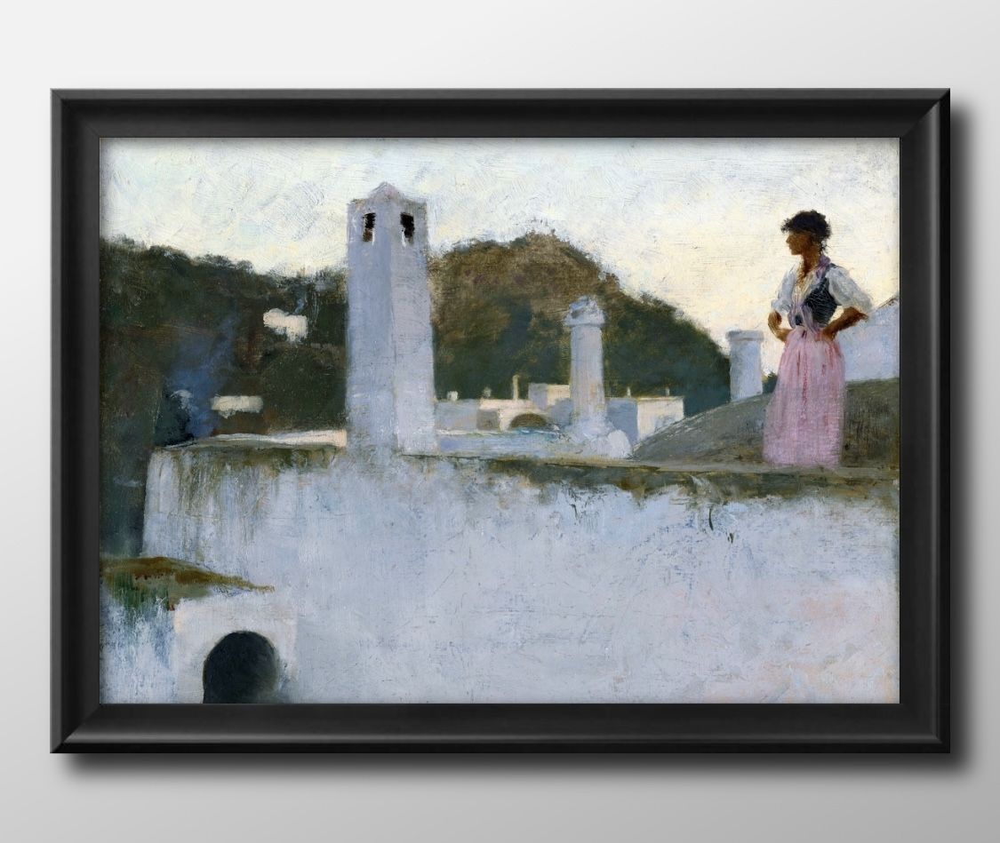 02116ジョン シンガー サージェント カプリ島の眺め A3 サイズ