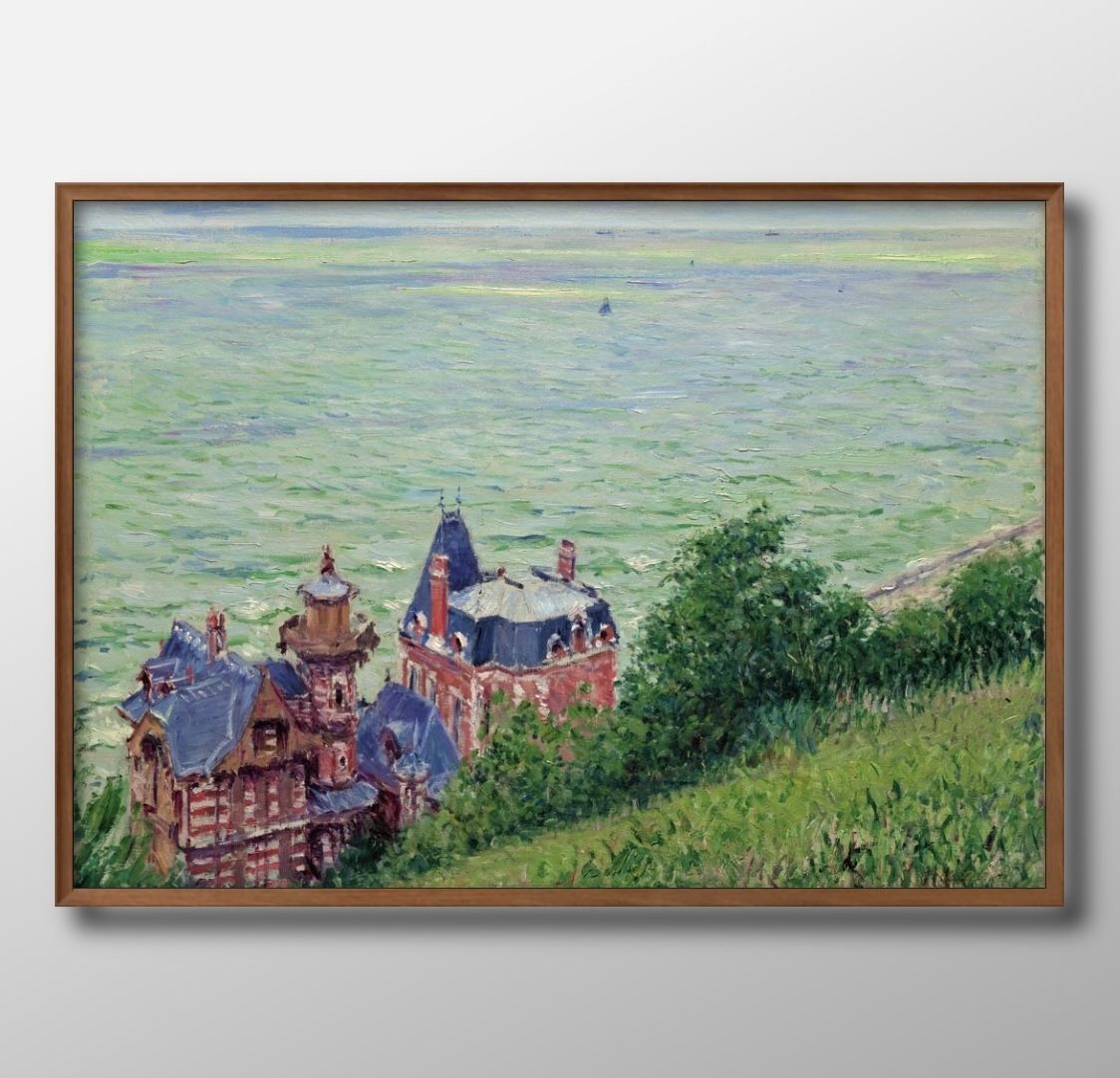 01650ギュスターヴ カイユボット トゥルヴィーユの別荘 A3 サイズ