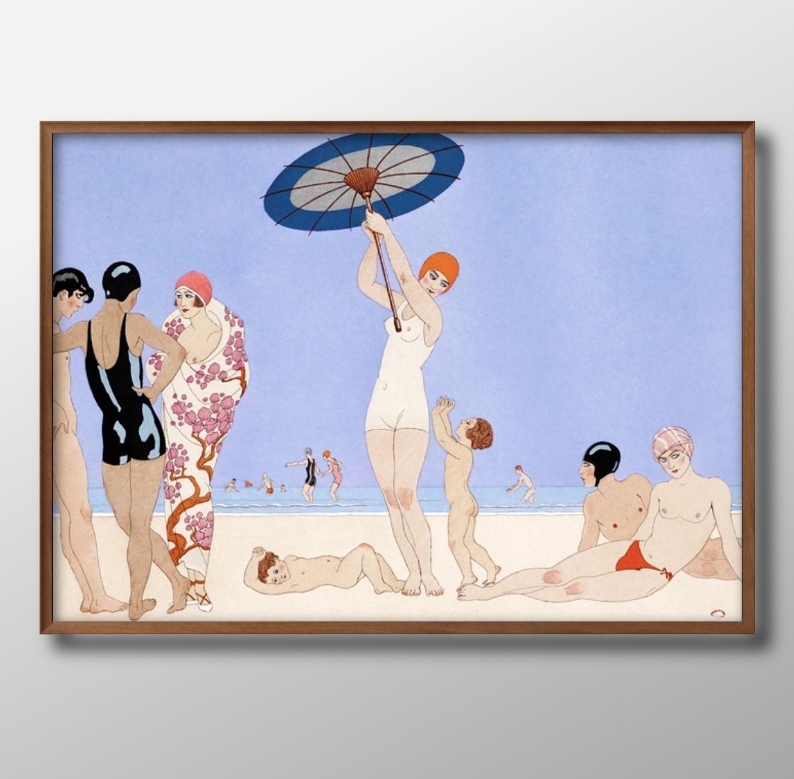 02263ジョルジュ バルビエ オーリドプレート A3 サイズ ポスター