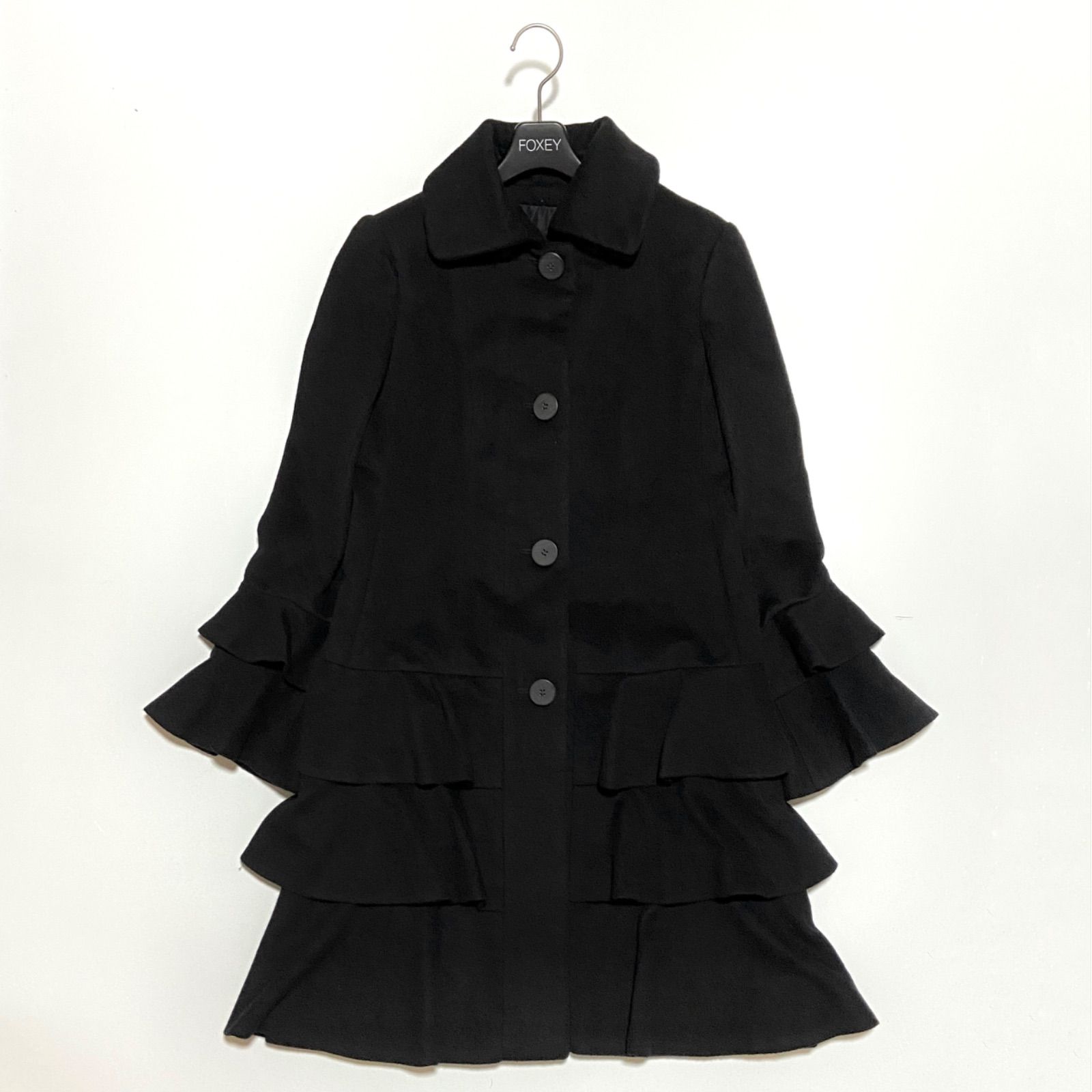 自由区 ロロピアーナ カシミアのコート 黒 38 【公式通販】