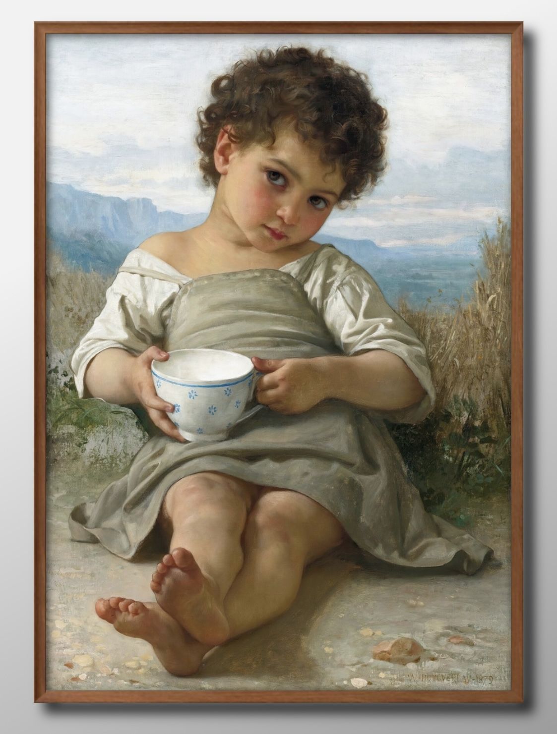 02002ウィリアム アドルフ ブグロー ミルクのカップ A3 サイズ