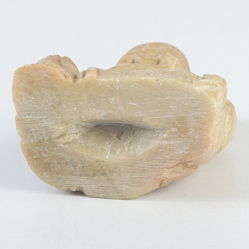 中国 玉石寿山石彫刻 布袋像 仏像 置物 N S421 - メルカリ