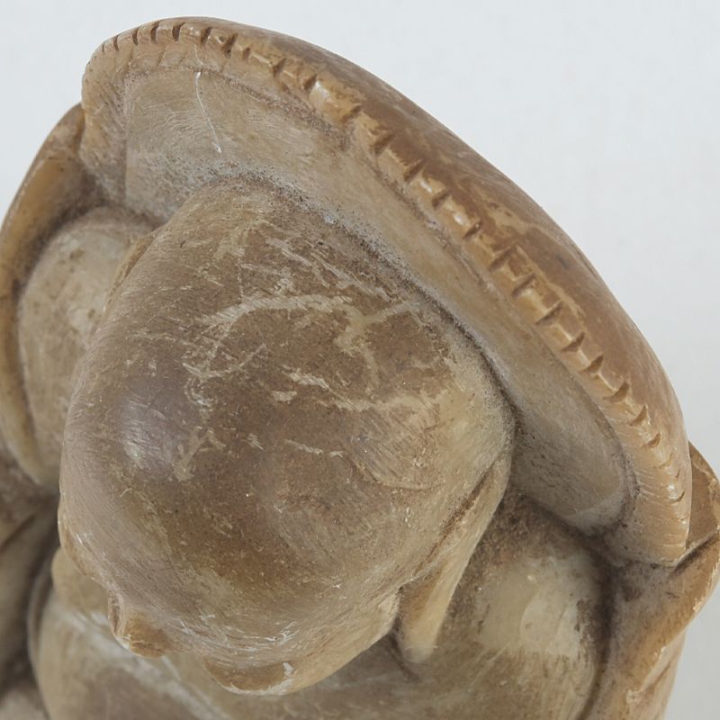 中国 玉石寿山石彫刻 布袋像 仏像 置物 N S421 - メルカリ