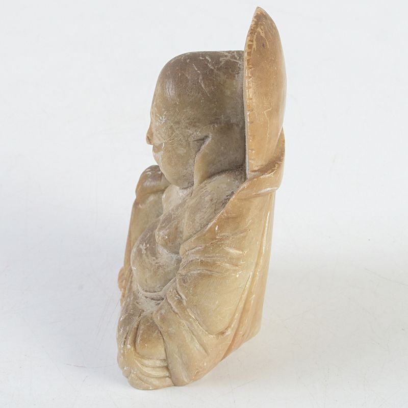 中国 玉石寿山石彫刻 布袋像 仏像 置物 N S421 - メルカリ