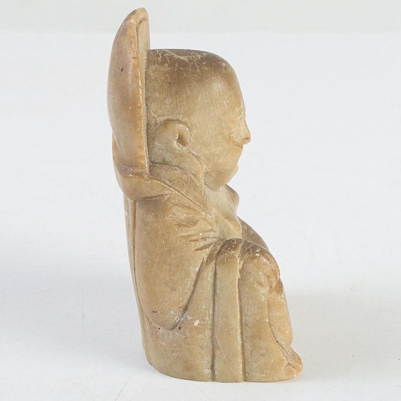 中国 玉石寿山石彫刻 布袋像 仏像 置物 N S421 - メルカリ