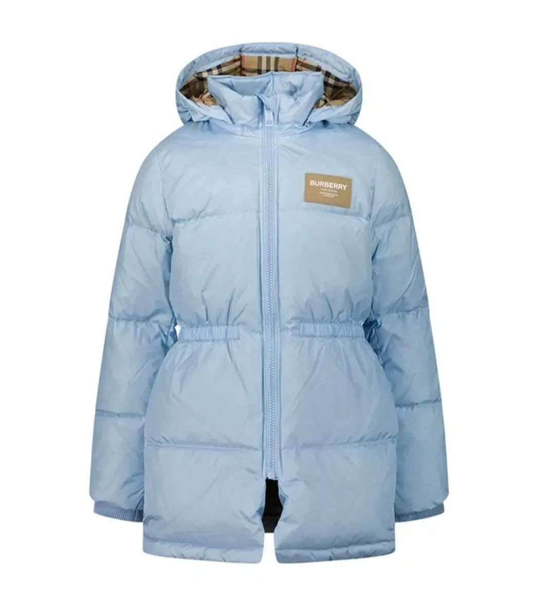 バーバリー キッズ ライトブルー ダウン コート 6 Y