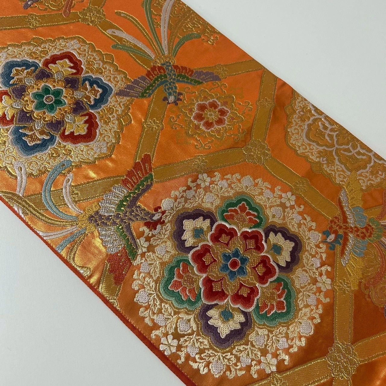 袋帯 正絹 唐織 鳳凰 華文 六通 MA-1756 - メルカリ