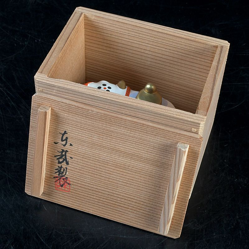 京焼 清水焼 東哉製 牛香合 干支 縁起物 共箱 N S422 - メルカリ