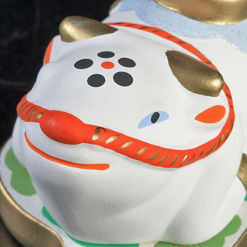 京焼 清水焼 東哉製 牛香合 干支 縁起物 共箱 N S422 - メルカリ