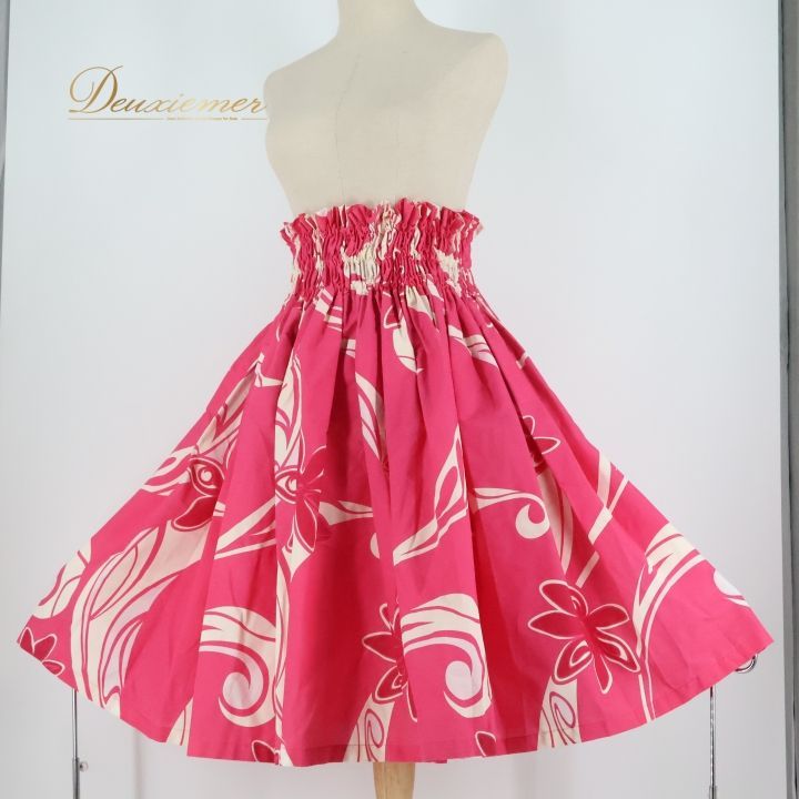 フラダンス 衣装 パウスカート ピンク系 ハワイアン アロハ フラ