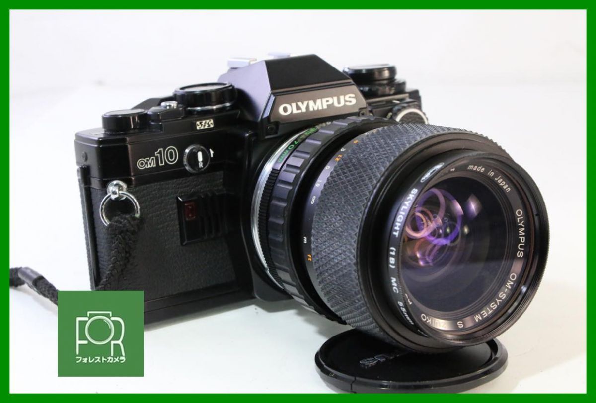 動作保証・点検済】良品□OLYMPUS OM10 ﾌﾞﾗｯｸ / 35-70mm F4 MF