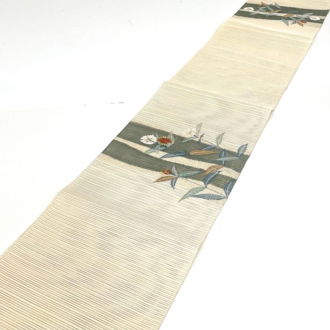 着物と帯 時流 SN 25770 s 正絹 八寸夏名古屋帯 絽綴れ 長尺