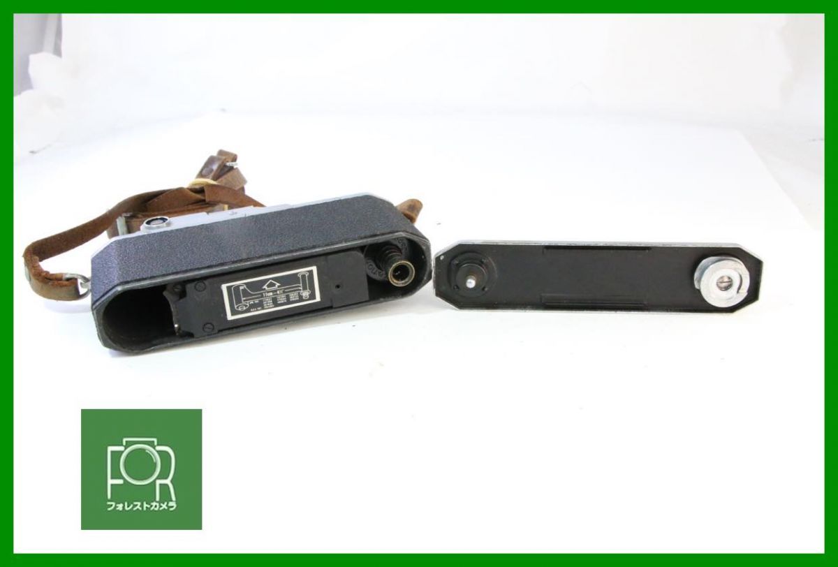  点検済 Canon IIF改 218316 シャッター全速 二重像 ずみ 純せい皮ケースAD 120 レンジファインダーカメラ フィルムカメラ