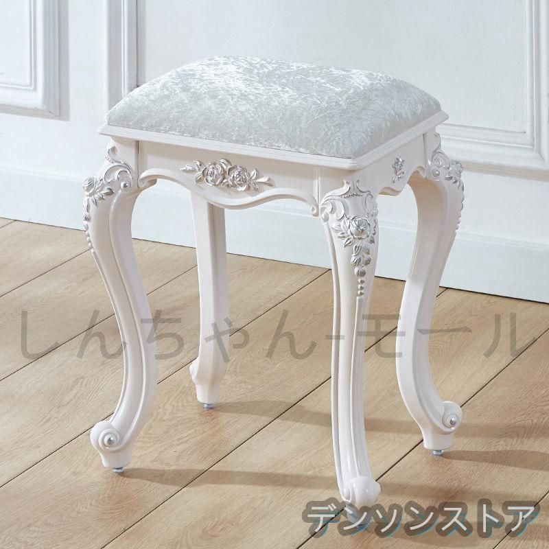新品?未使用】 ドレッサーチェア 化粧椅子イス 鏡台用 家庭用 椅子のみ