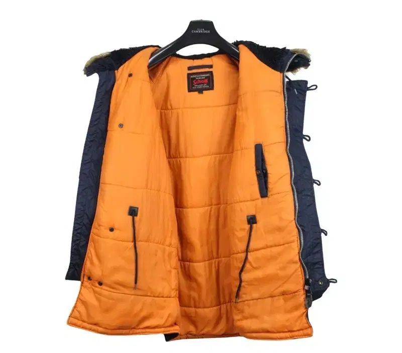 19214 ショート Schott N3B フード付き マウンテンダウンジャケット