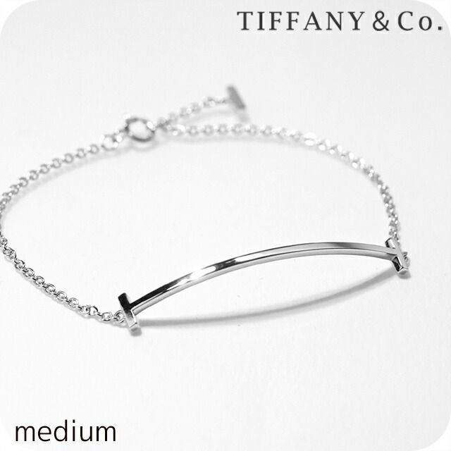 ティファニー TIFFANY Co レディース スマイルブレスレット ミディアム T Smile Bracelet medium