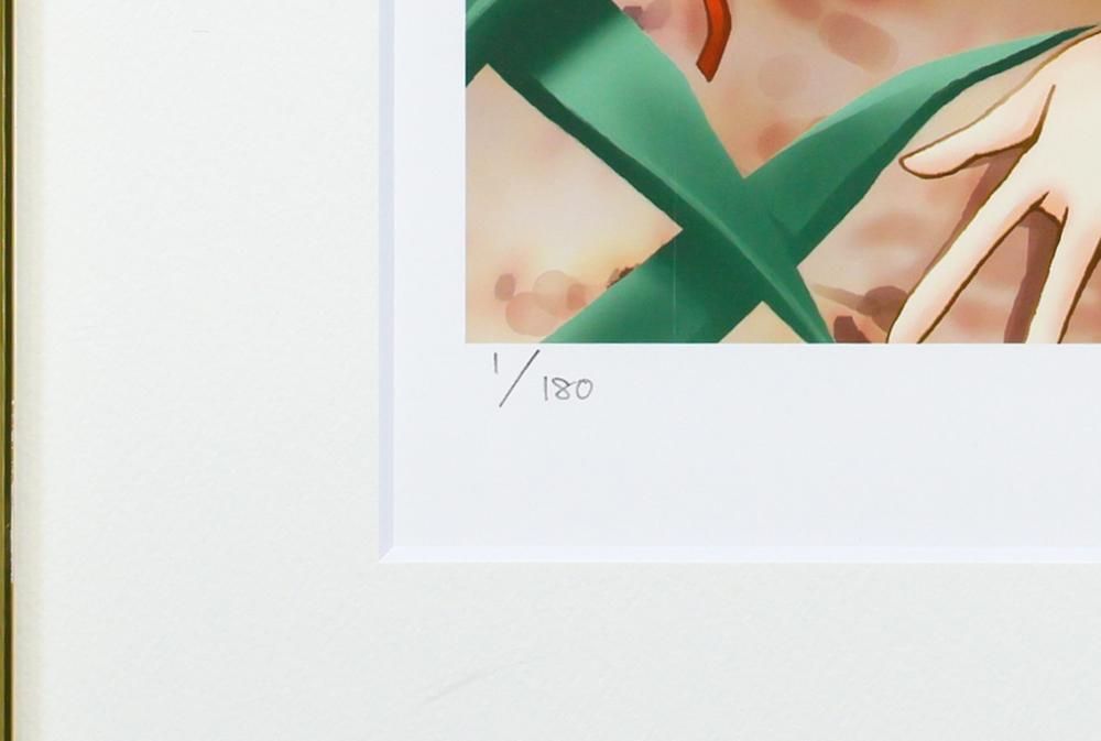 真作】【WISH】水瀬凛「UNDER THE SUN」ジクレー 約8号 直筆サイン