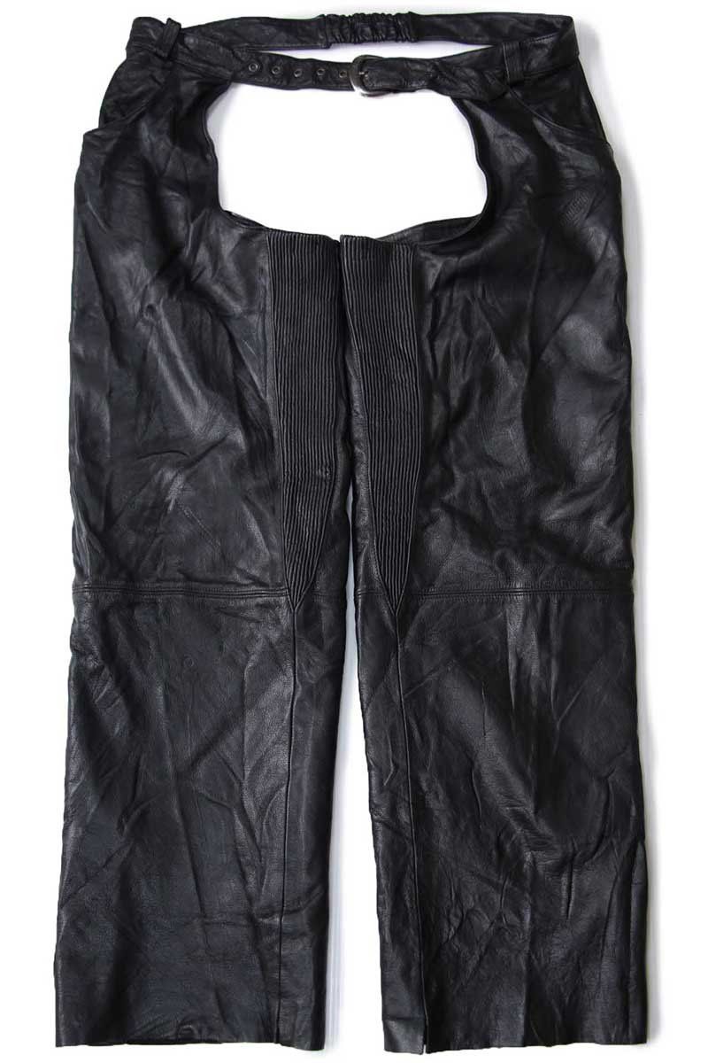 HARLEY-DAVIDSON ハーレー ダビッドソン レザーチャップス 黒