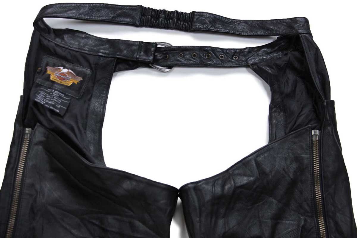 HARLEY-DAVIDSON ハーレー ダビッドソン レザーチャップス 黒