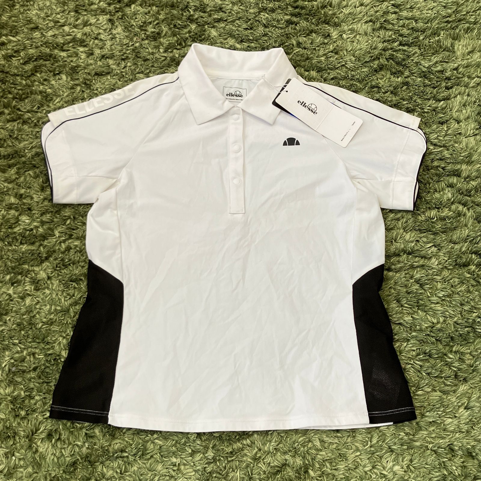 訳あり・新品タグ付き】 ellesse エレッセ ポロシャツ EW00307 吸水速