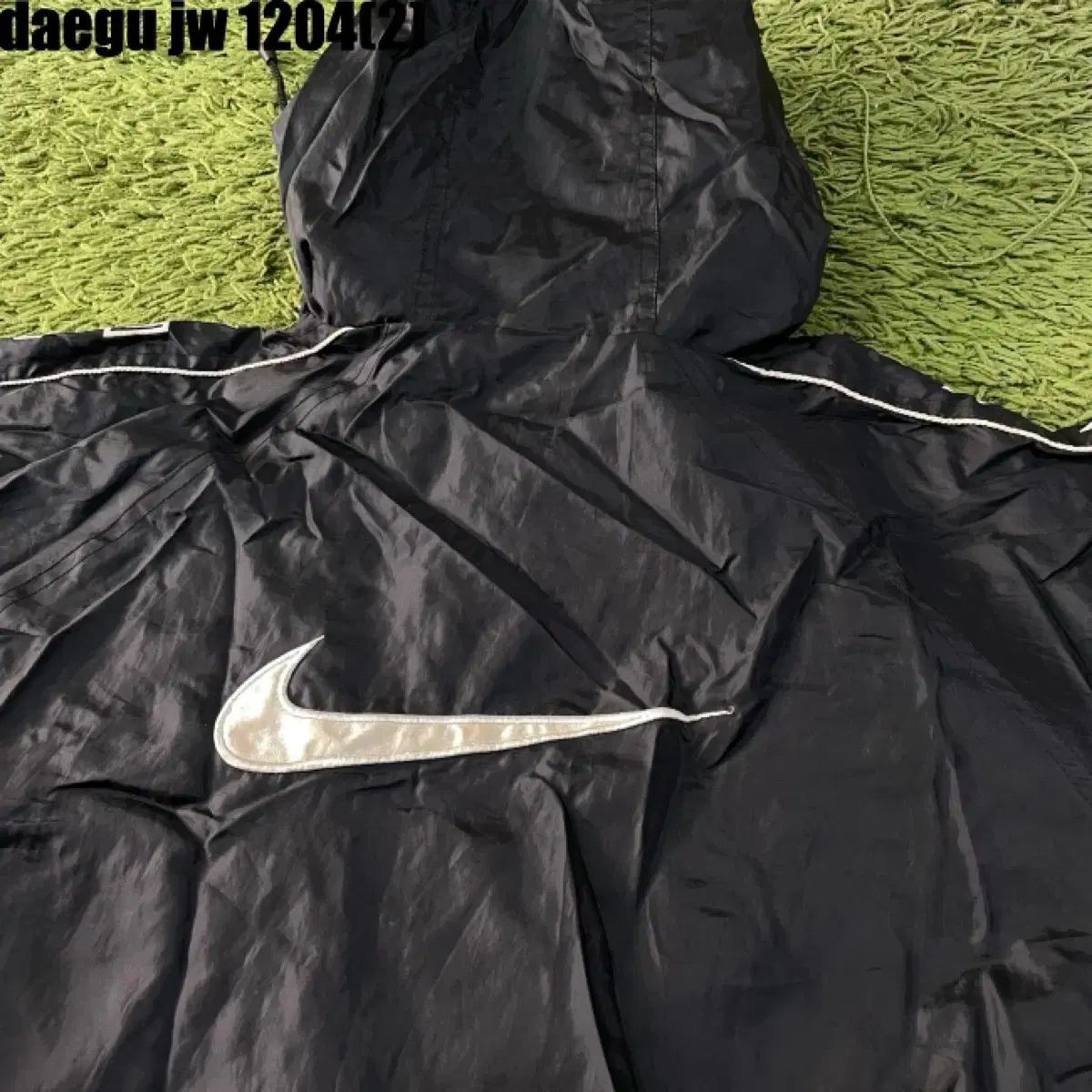 ナイキ ブラック ウィンドブレーカー WHO ジップアップ アウター L