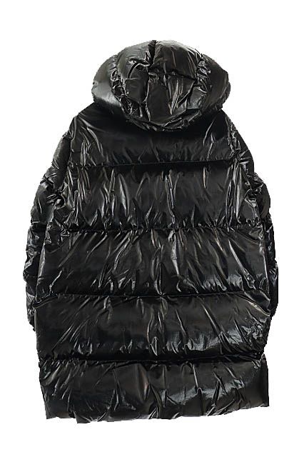 モンクレール MONCLER 23 AW AMRA アムラ フーデッド ダウン ジャケット コート 12 anni 黒ブラック ブランド古着ベクトル 251204