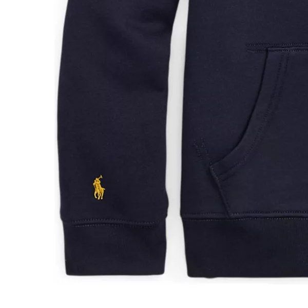 ラルフローレン チェックロゴ裏起毛プルパーカー