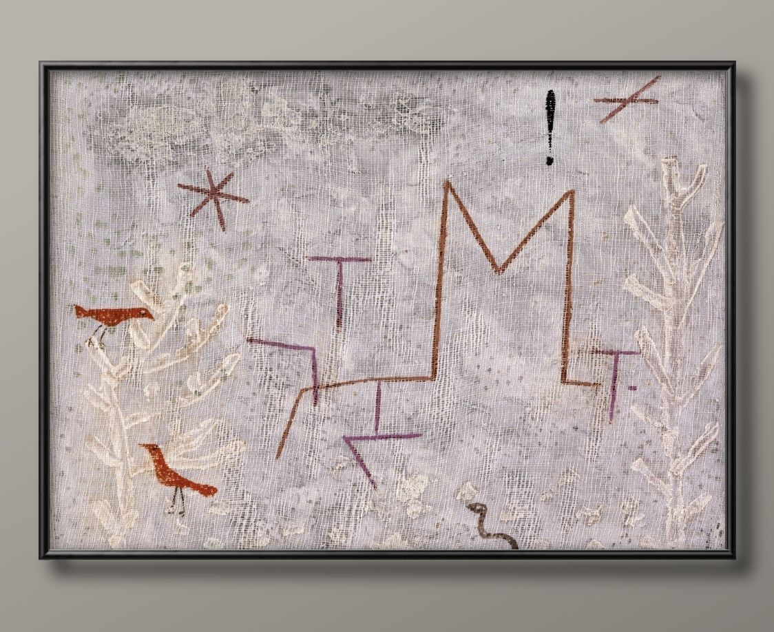 03905パウル クレー Garden gate K A3 サイズ ポスター アート