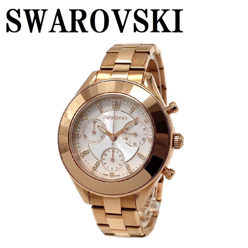 【希少】Swarovski スワロフスキー 腕時計 オクテア ゴールド 黒 スワロフスキー SWAROVSKI 5612194 腕時計 1年保証 オクティア