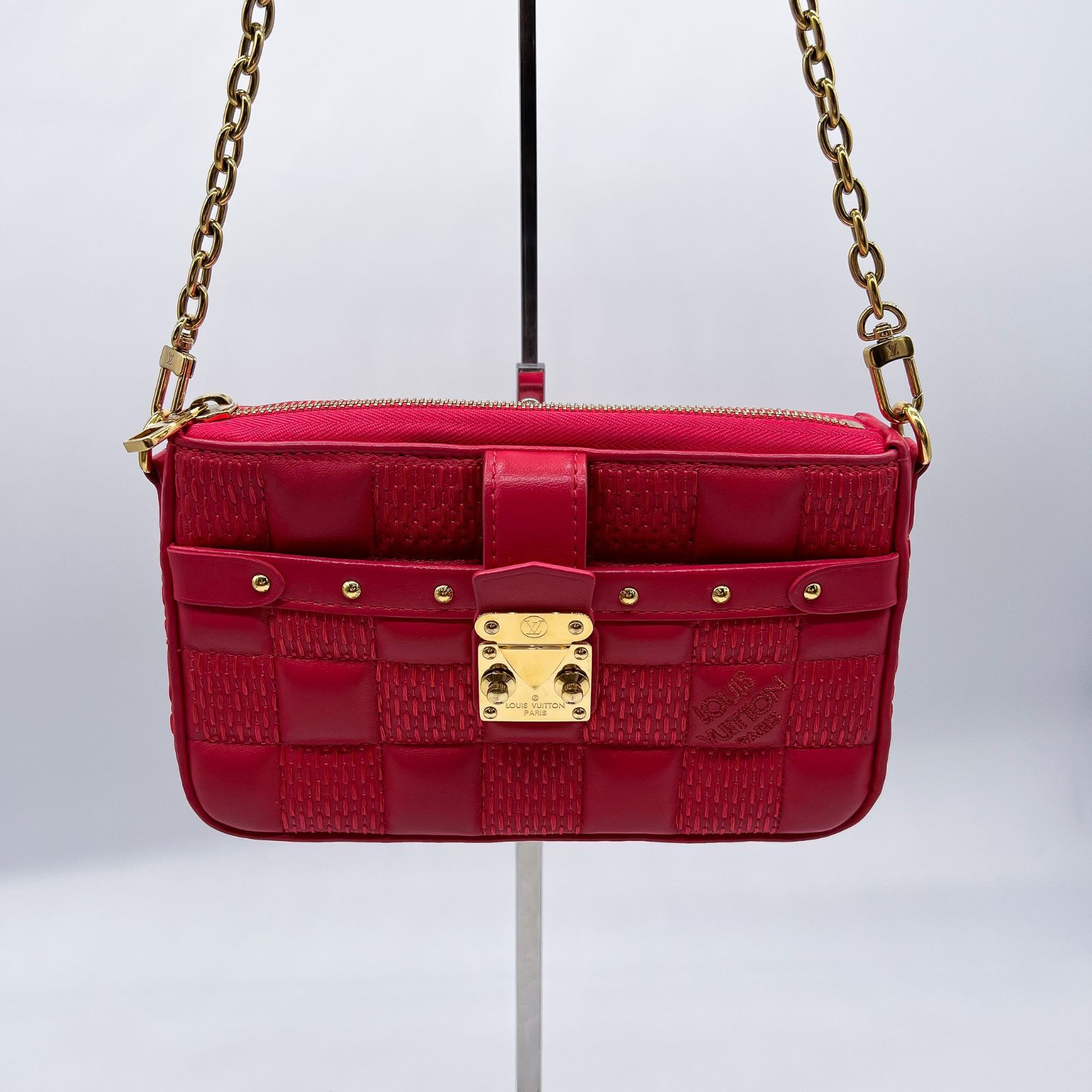 LOUIS VUITTON M59049 レザーポシェット トロカ ピンク #2☆ - メルカリ