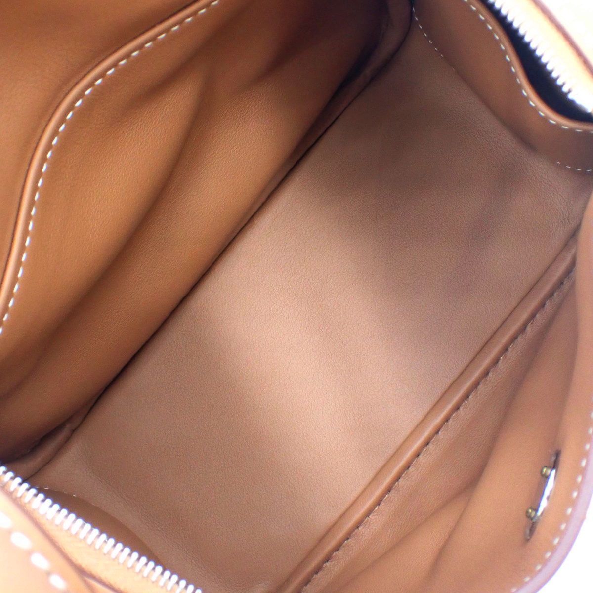 HERMES(エルメス) リンディ ミニ K刻印 ゴールド ブラウン茶 ヴォー