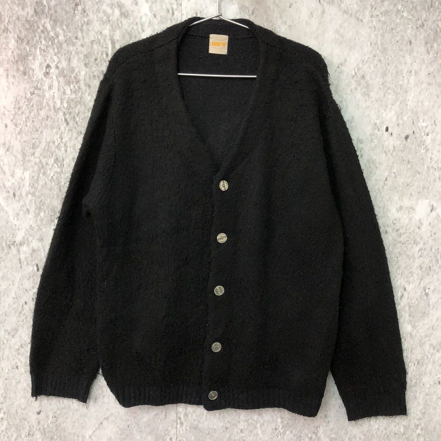 美品【who's who gallery】モヘアカーディガン 黒 完売品 wwg WHO'S WHO gallery フーズフーギャラリー 【 KOOKY'N / クーキー