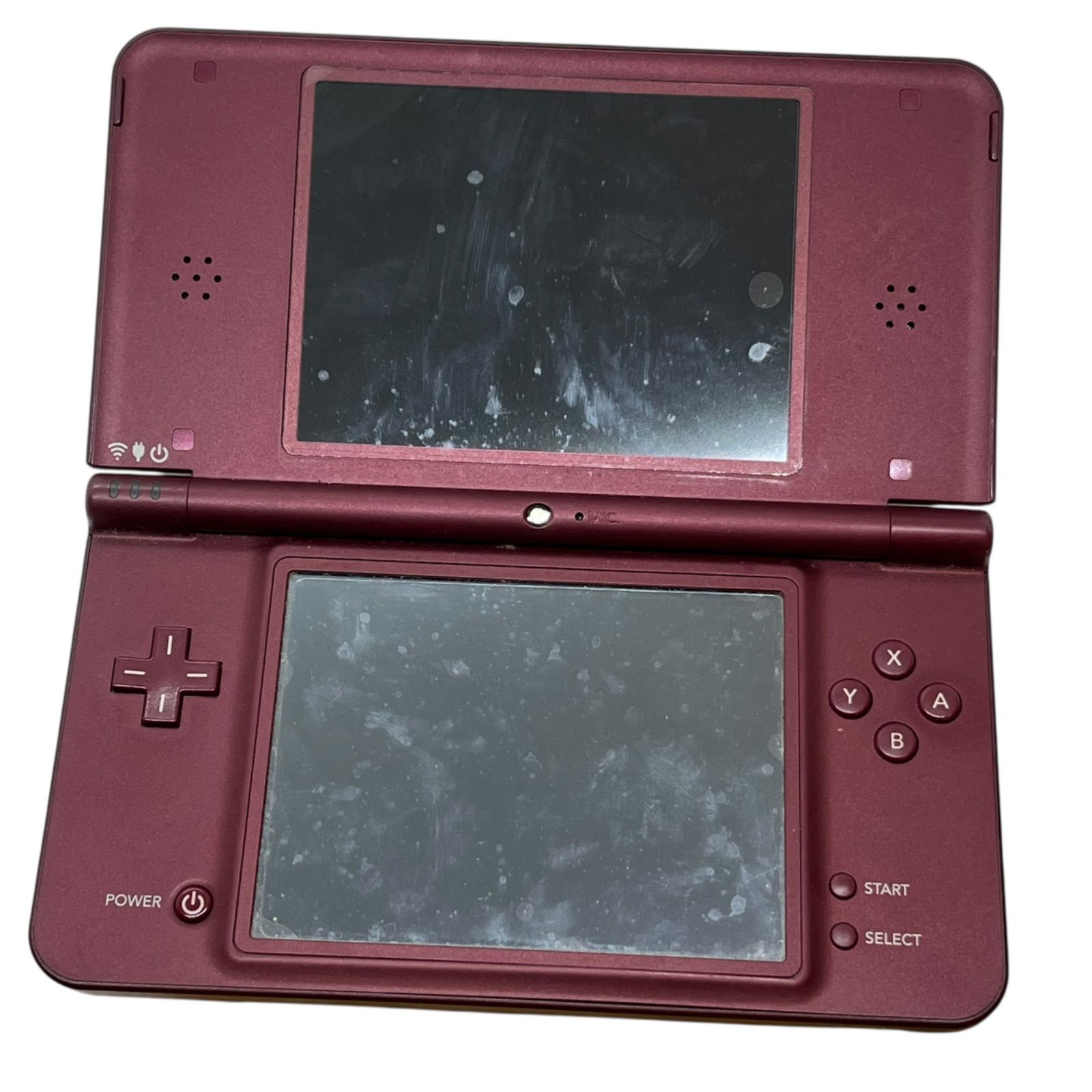 管2511-567】通電確認済☆ニンテンドーDSi LL ワインレッド 本体のみ