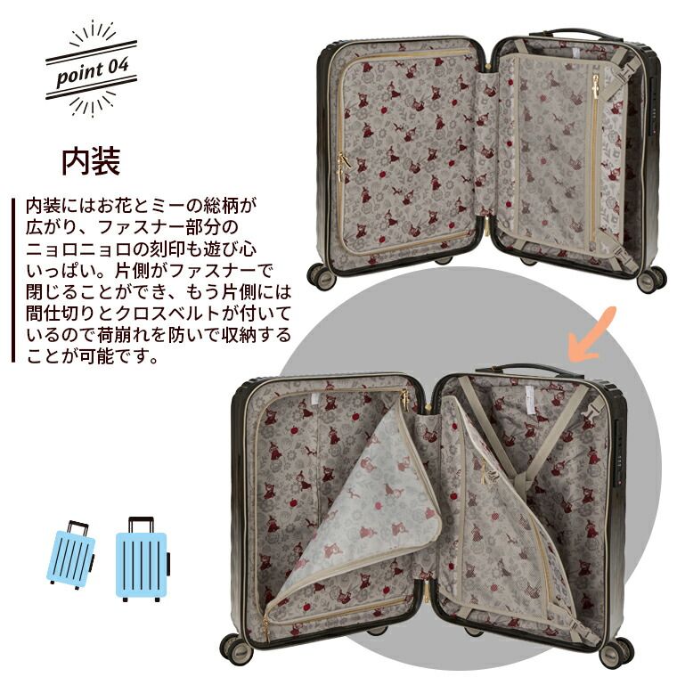 新品】スーツケース Sサイズ 32L ムーミン キャリーケース キャリー