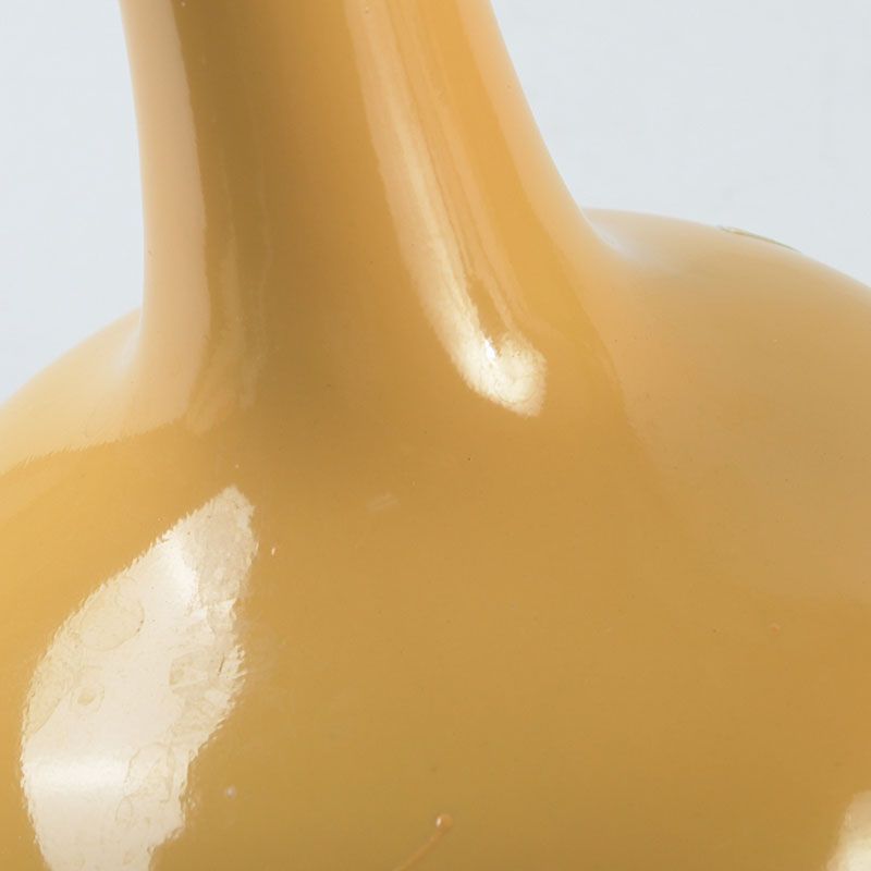 京焼 清水焼 黄交趾 清鳳作 蝶々 花瓶 N S432 - メルカリ