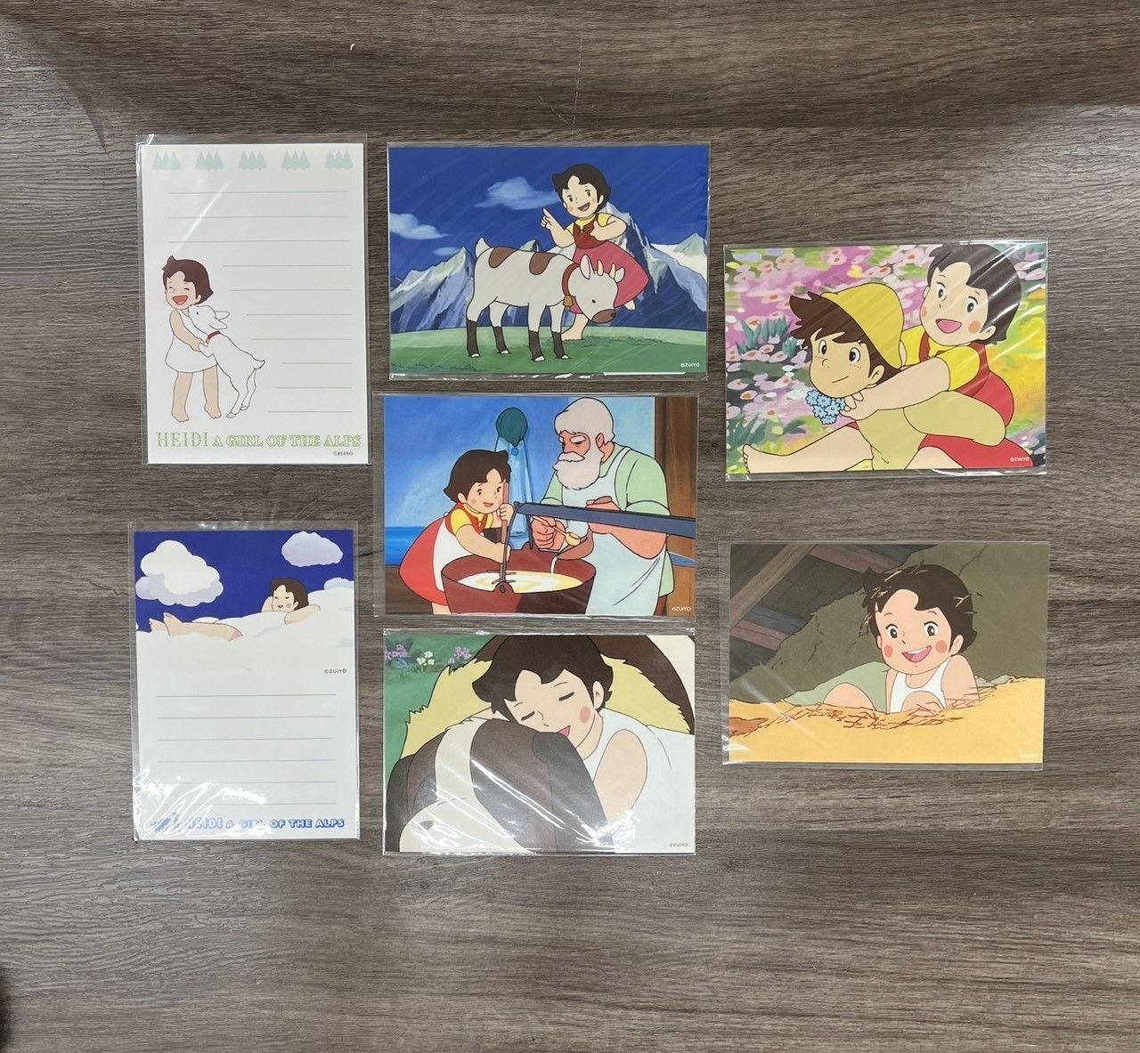 アルプスの少女ハイジ ポストカード 6枚セット - メルカリ