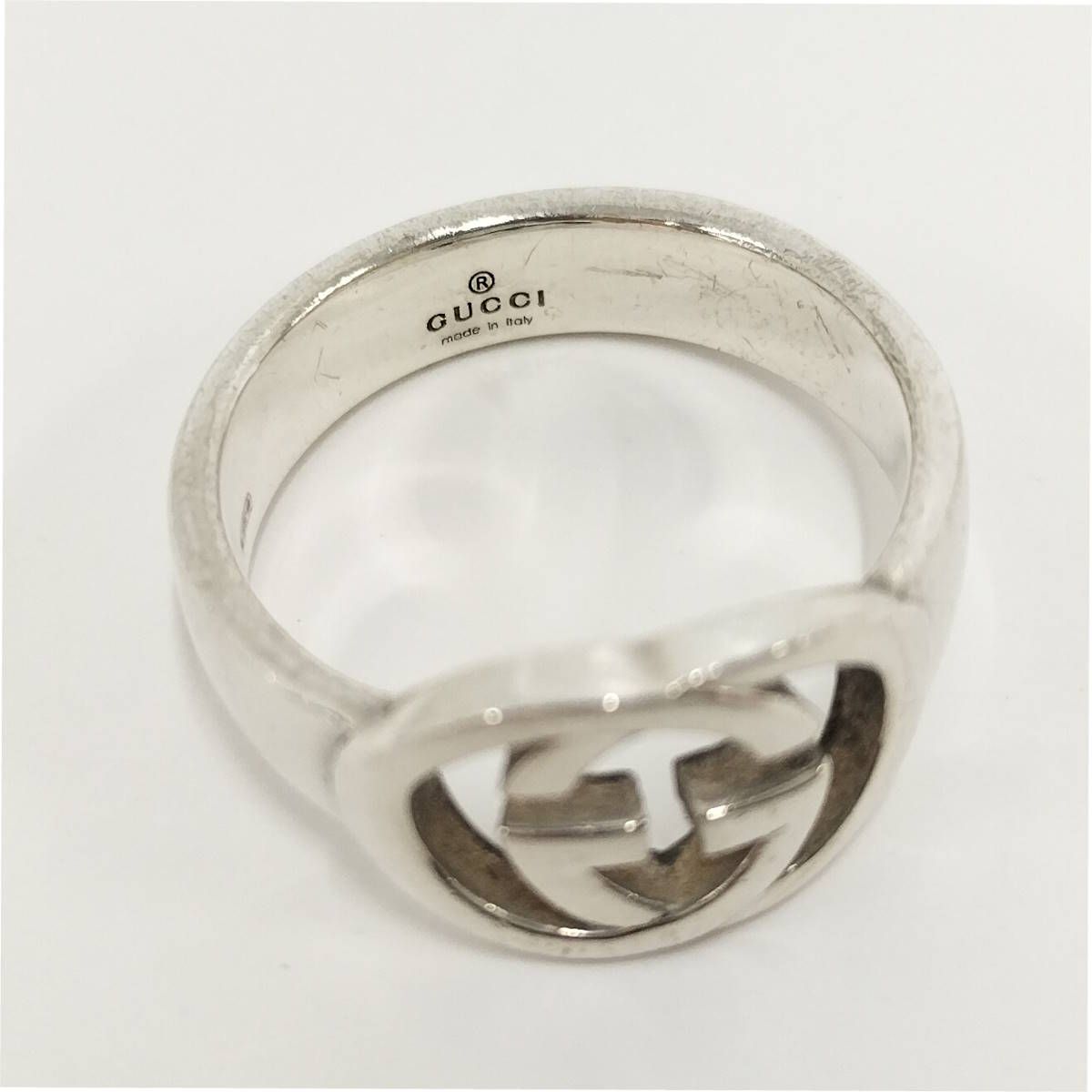 GUCCI 指輪 リング インターロッキングG Ag925 シルバー 工場 表記