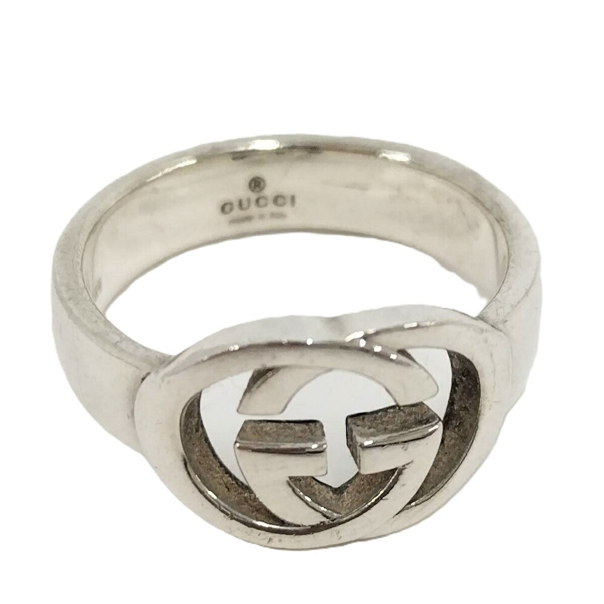 GUCCI 指輪 リング インターロッキングG Ag925 シルバー 工場 表記