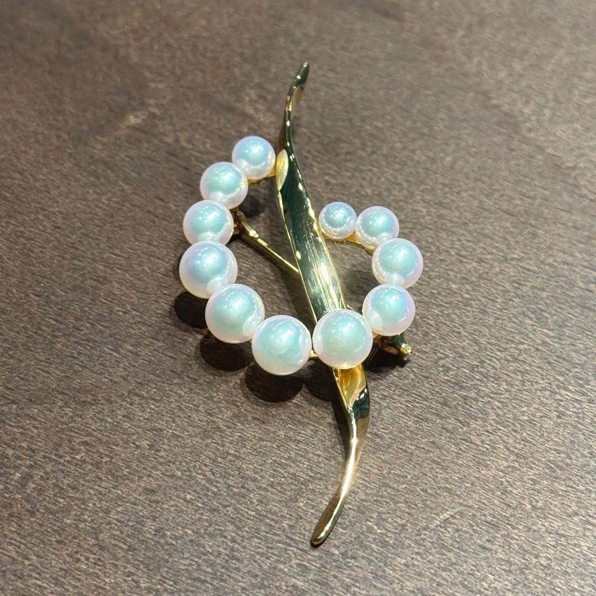 MIKIMOTOミキモト K18 パールブローチ - メルカリ