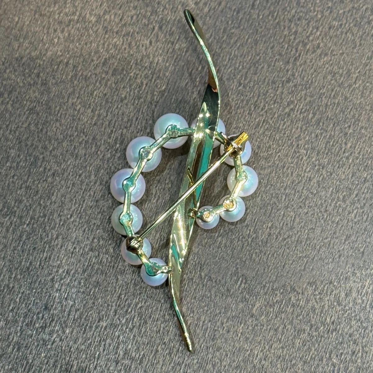 MIKIMOTOミキモト K18 パールブローチ - メルカリ