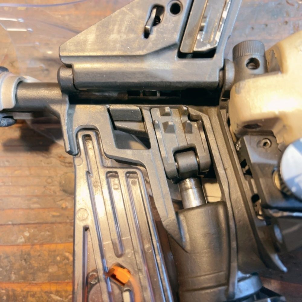 7日保証 整備済 消耗部品多数交換済 日立 HIKOKI 常圧 50 mm 釘打ち機 NV AJ 動作良好