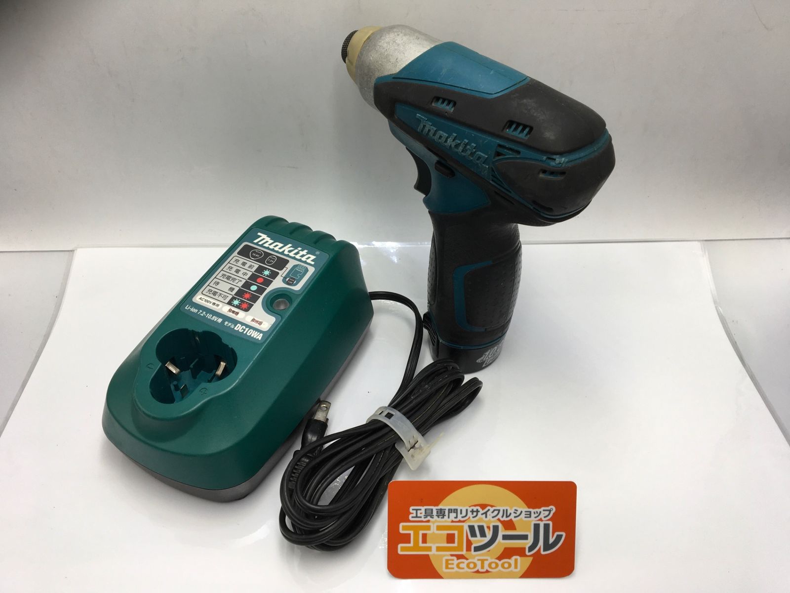 品 Makita マキタ 10 8 v充電式インパクトドライバ TD 090 DZ 充電器 バッテリー セット エコツー M 02