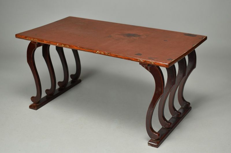 蔵A 5788 古美術 根来八足卓 江戸初期