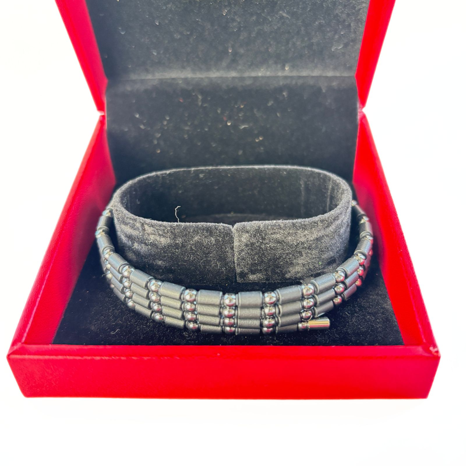 極美品】コアフォース COREFORCE ループネックレス ブラック SUS CFL70