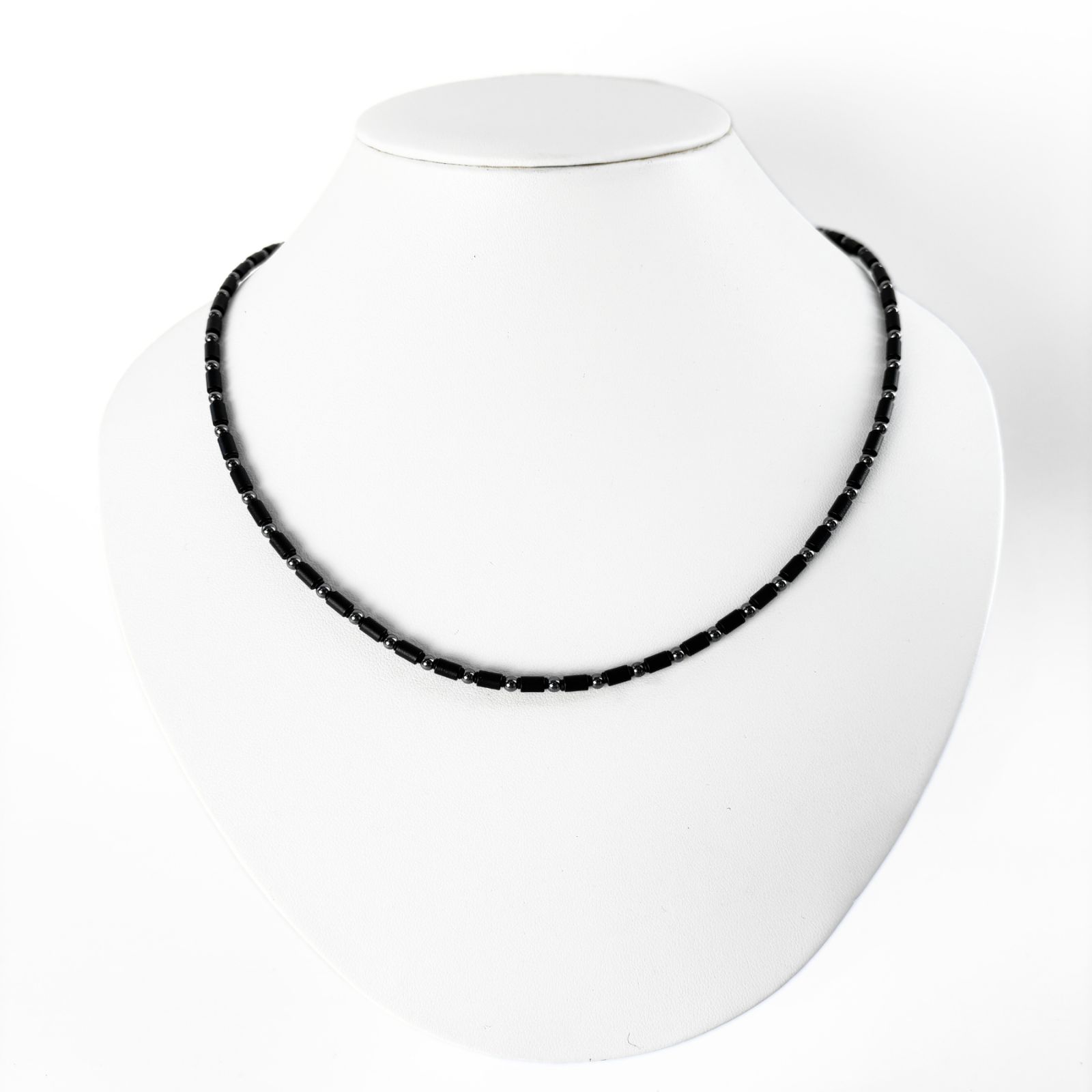 極美品】コアフォース COREFORCE ループネックレス ブラック SUS CFL70