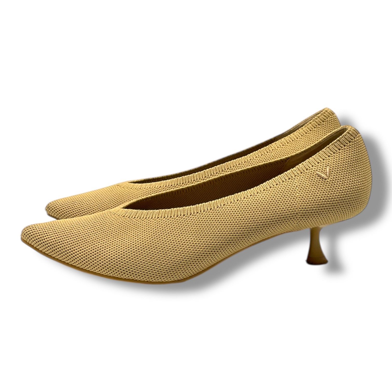 VIVAIA ビバイア ポインテッドトゥパンプス ニットパンプス ヒール