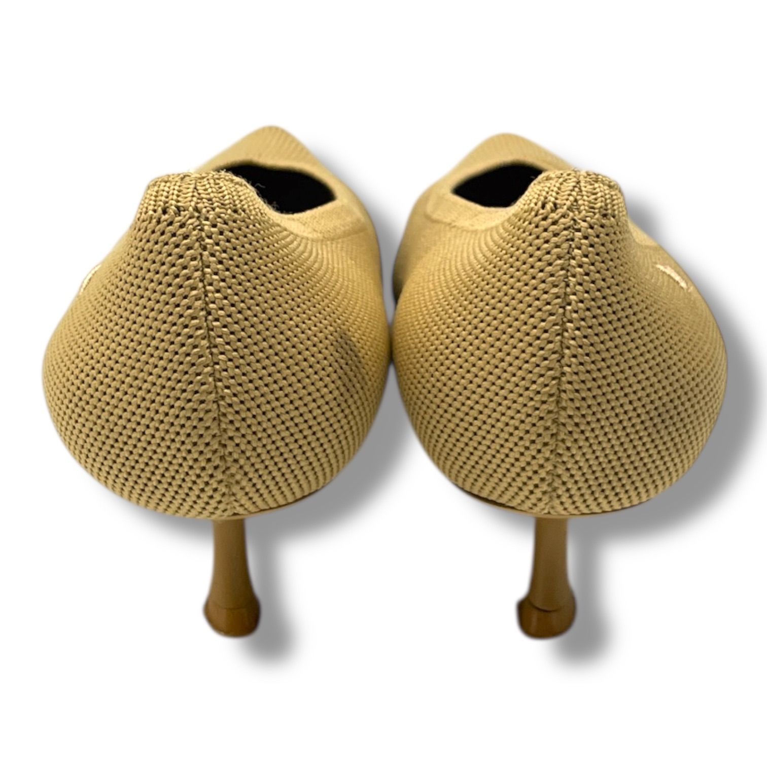 VIVAIA ビバイア ポインテッドトゥパンプス ニットパンプス ヒール