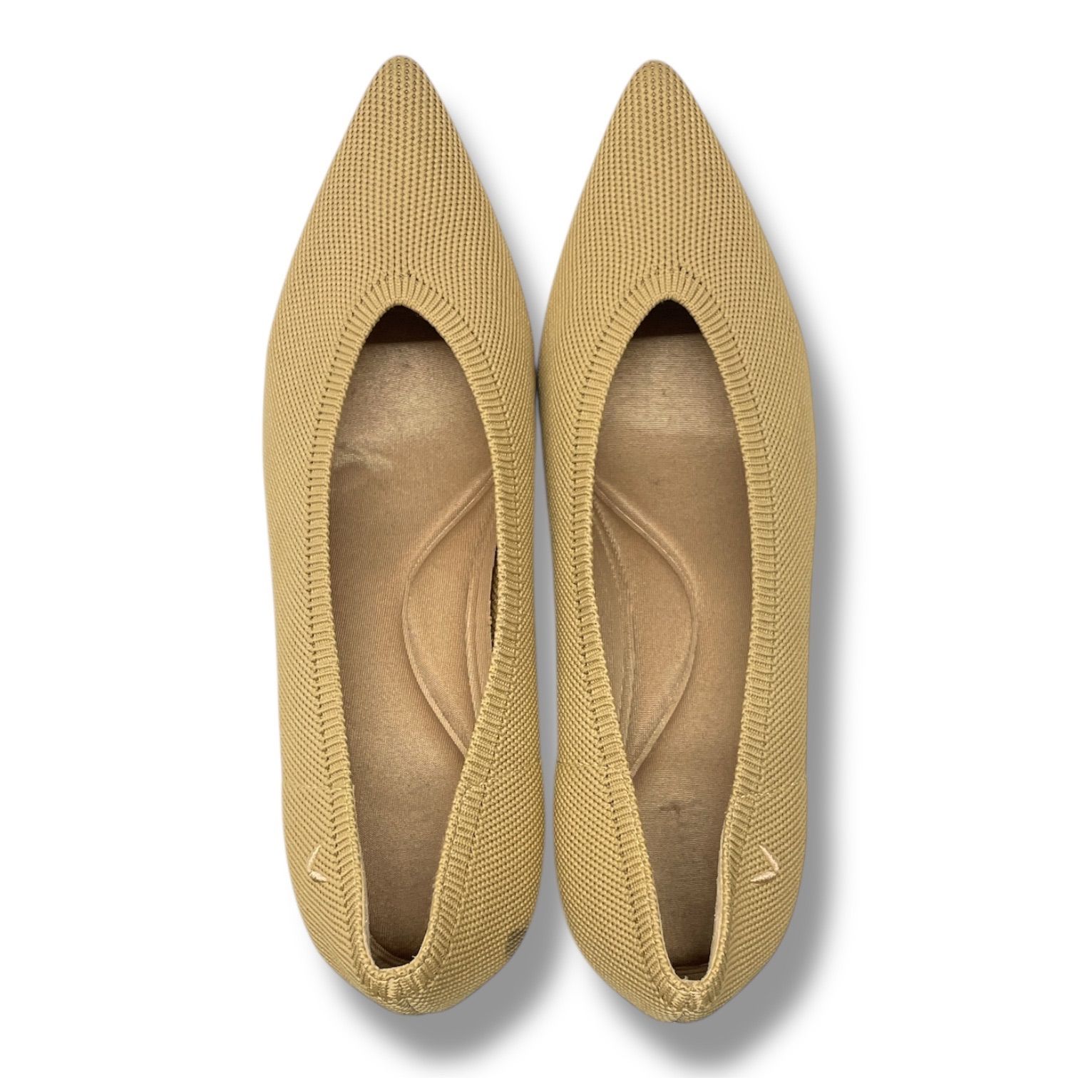 VIVAIA ビバイア ポインテッドトゥパンプス ニットパンプス ヒール