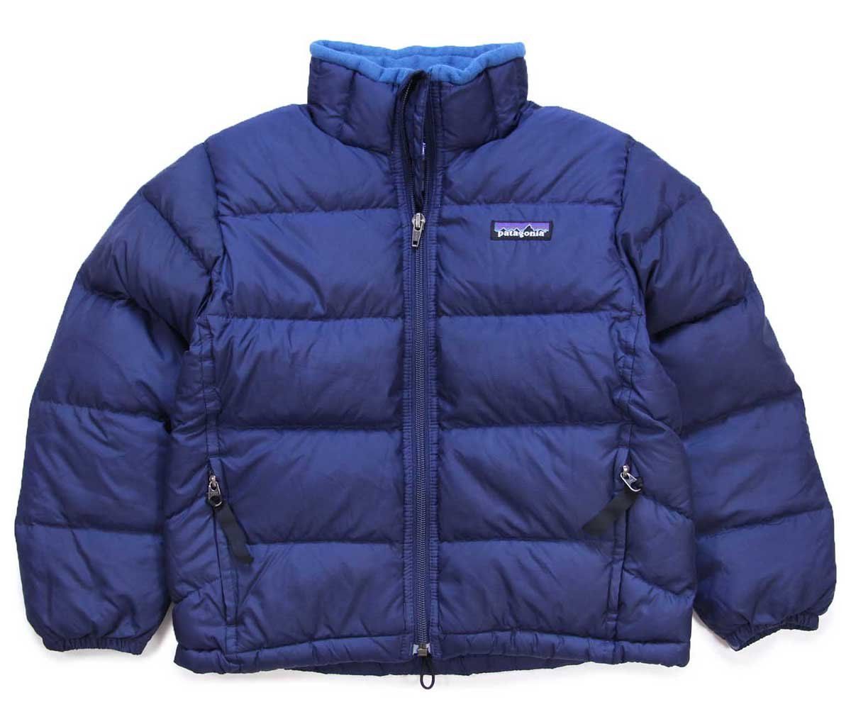 00s patagoniaパタゴニア DOWN JACKET ナイロン ダウンジャケット 紺