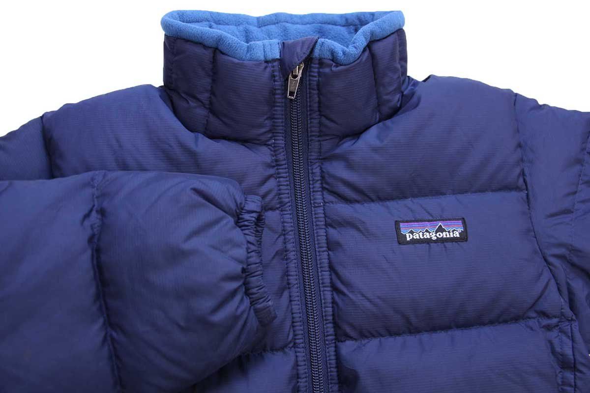 patagonia パタゴニア アウター ダウンジャケット M10 140 紺 00s patagoniaパタゴニア DOWN JACKET ナイロン ダウンジャケット 紺